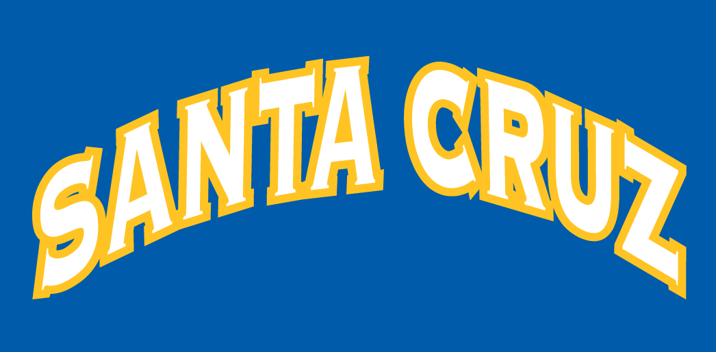 Santa Cruz Warriors 2012-Pres Wordmark Logo iron on heat transfer